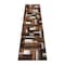 Flash Furniture Chocolate 2' x 7' Modern Color Blocked Area Rug ACD-RGTRZ861-27-CO-GG - alternate 3